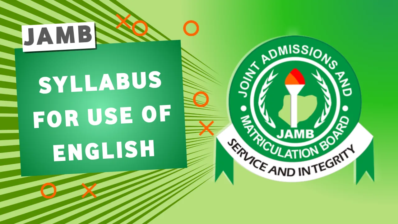 JAMB Syllabus for English Language
